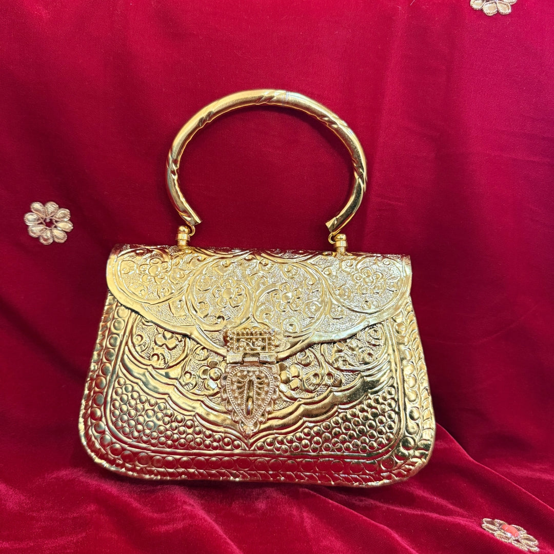 Kriti Sanon-Inspired Royal Gold Bag