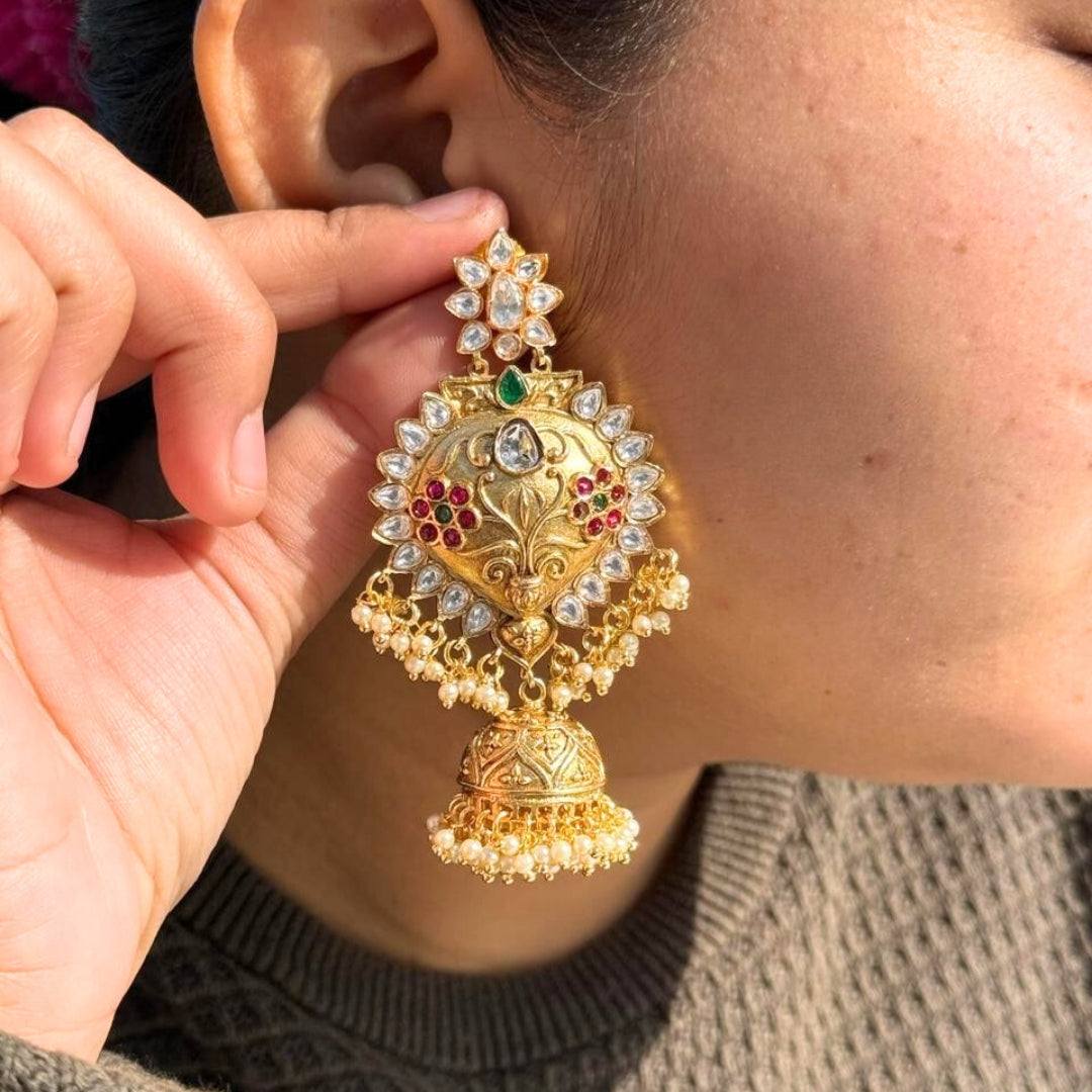 Rajnidhi Kundan Jhumkas