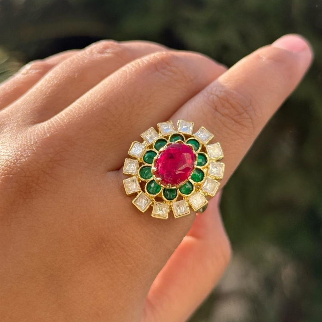 Panna Noor Bloom Ring