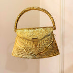 Rajsi Varnika Heritage Brass Handbag