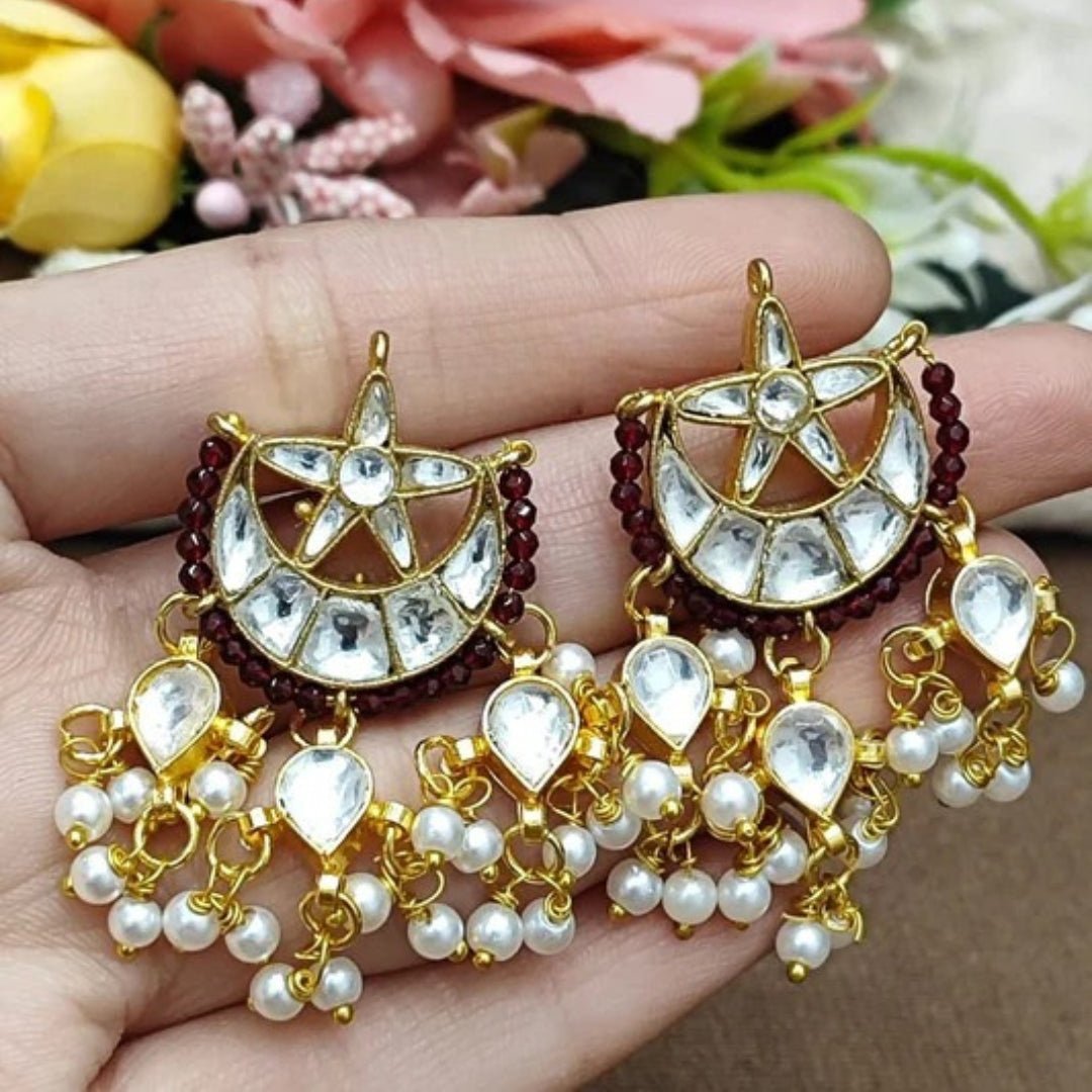 Noorangi Chand Tara Earrings