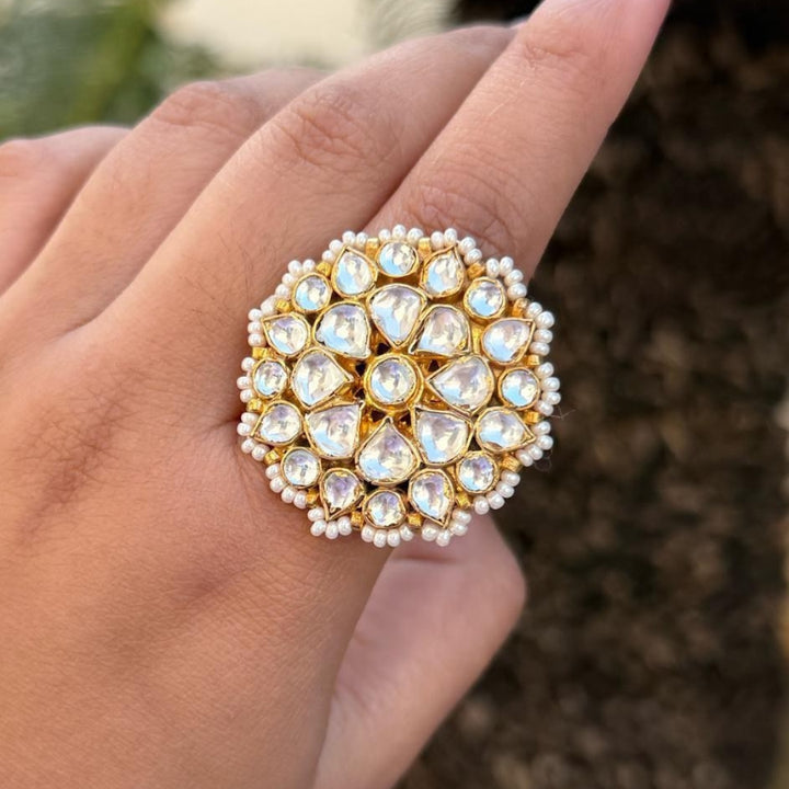 Chandrika Polki Bloom Ring