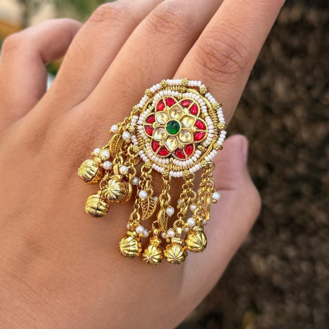 Ghungroo Bloom Ring