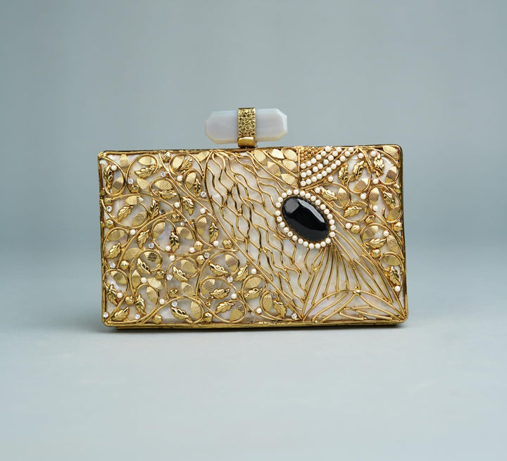 Swarn Raj – The Royal Gold Empress Clutch