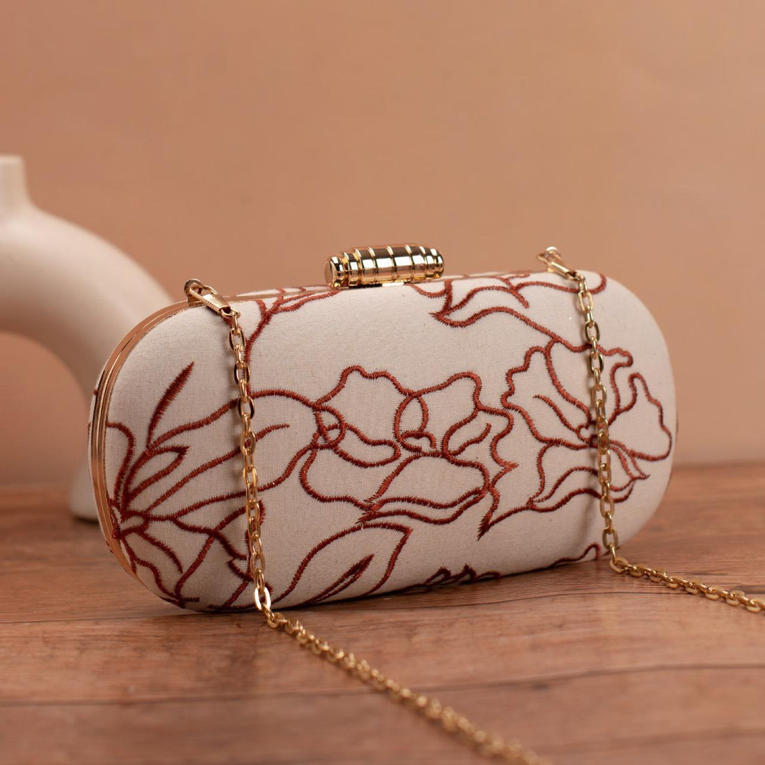 Zariah Blush Clutch