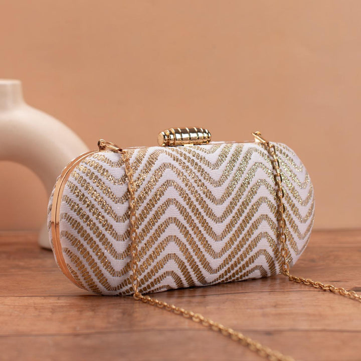 Zeenat Waves Clutch