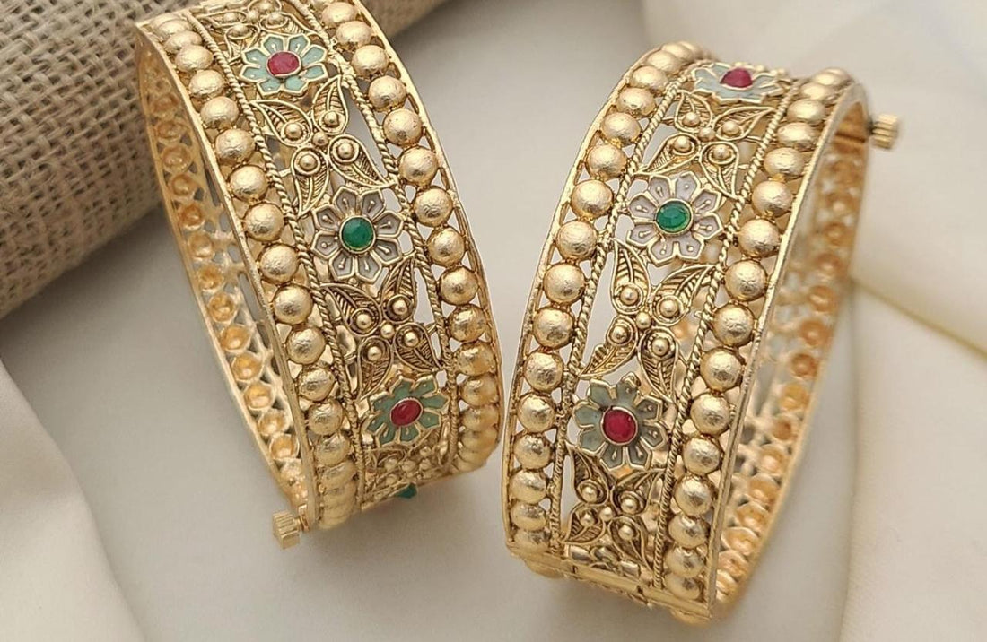Pushpanjali Royale Bangles  💐 A Floral Offering to Bridal Grace 💐