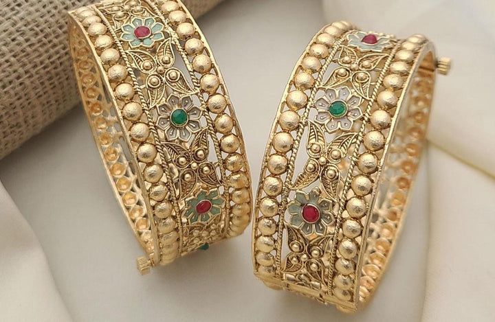 Pushpanjali Royale Bangles  💐 A Floral Offering to Bridal Grace 💐