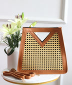V-Cut Cane Handbag – Classic Craft. Modern Muse
