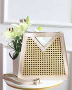 V-Cut Cane Handbag – Classic Craft. Modern Muse