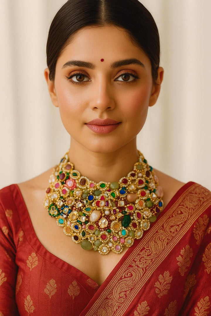 “Rajkumari Aadya Necklace Set”