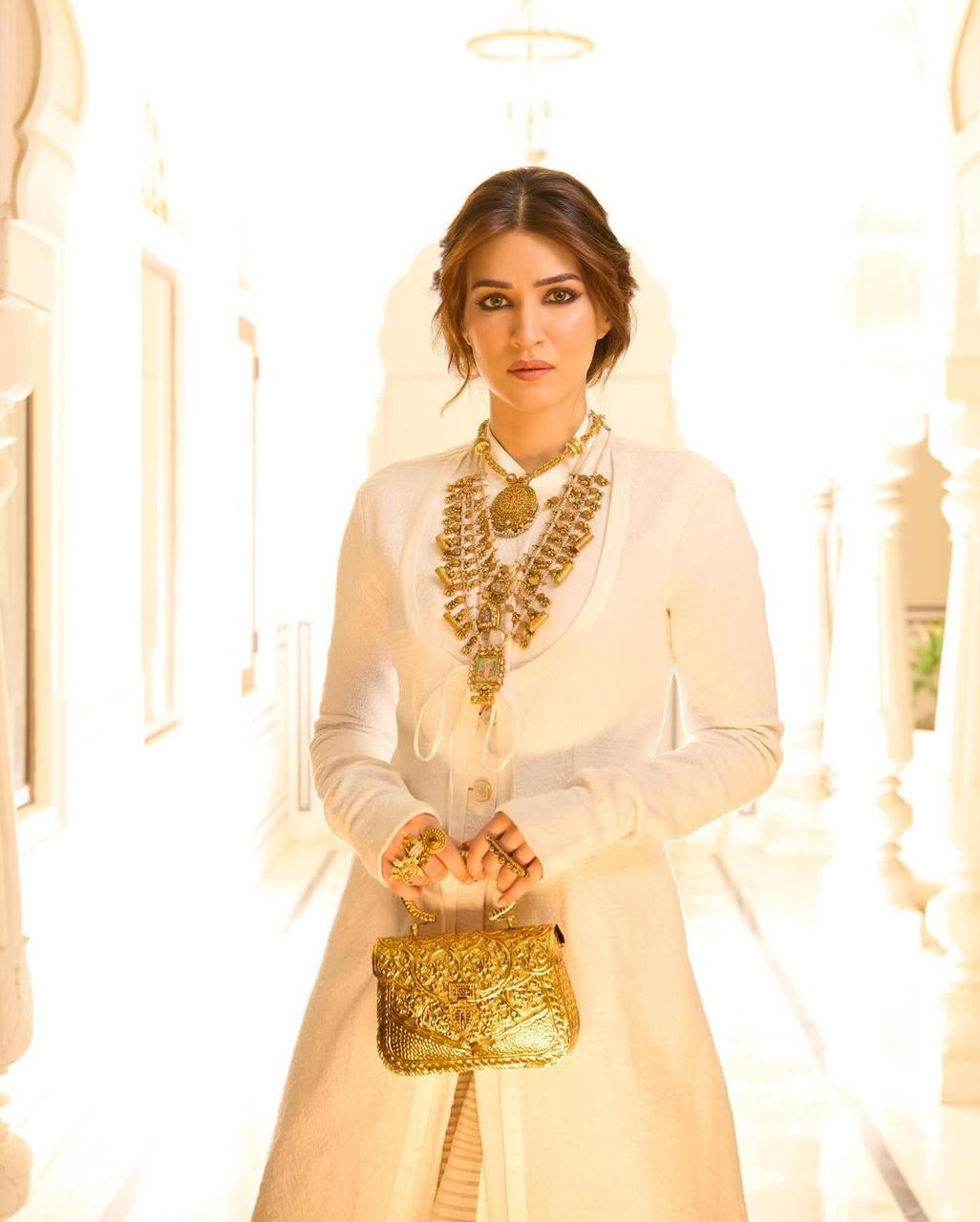 Kriti Sanon-Inspired Royal Gold Bag