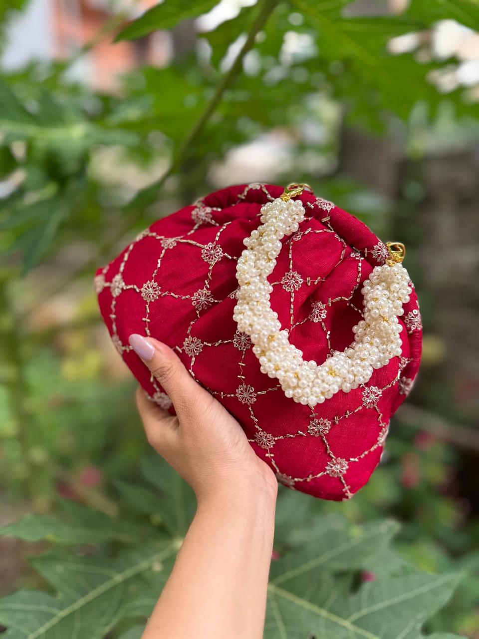 Rohani Bags – Zari Elegance on Raw Silk
