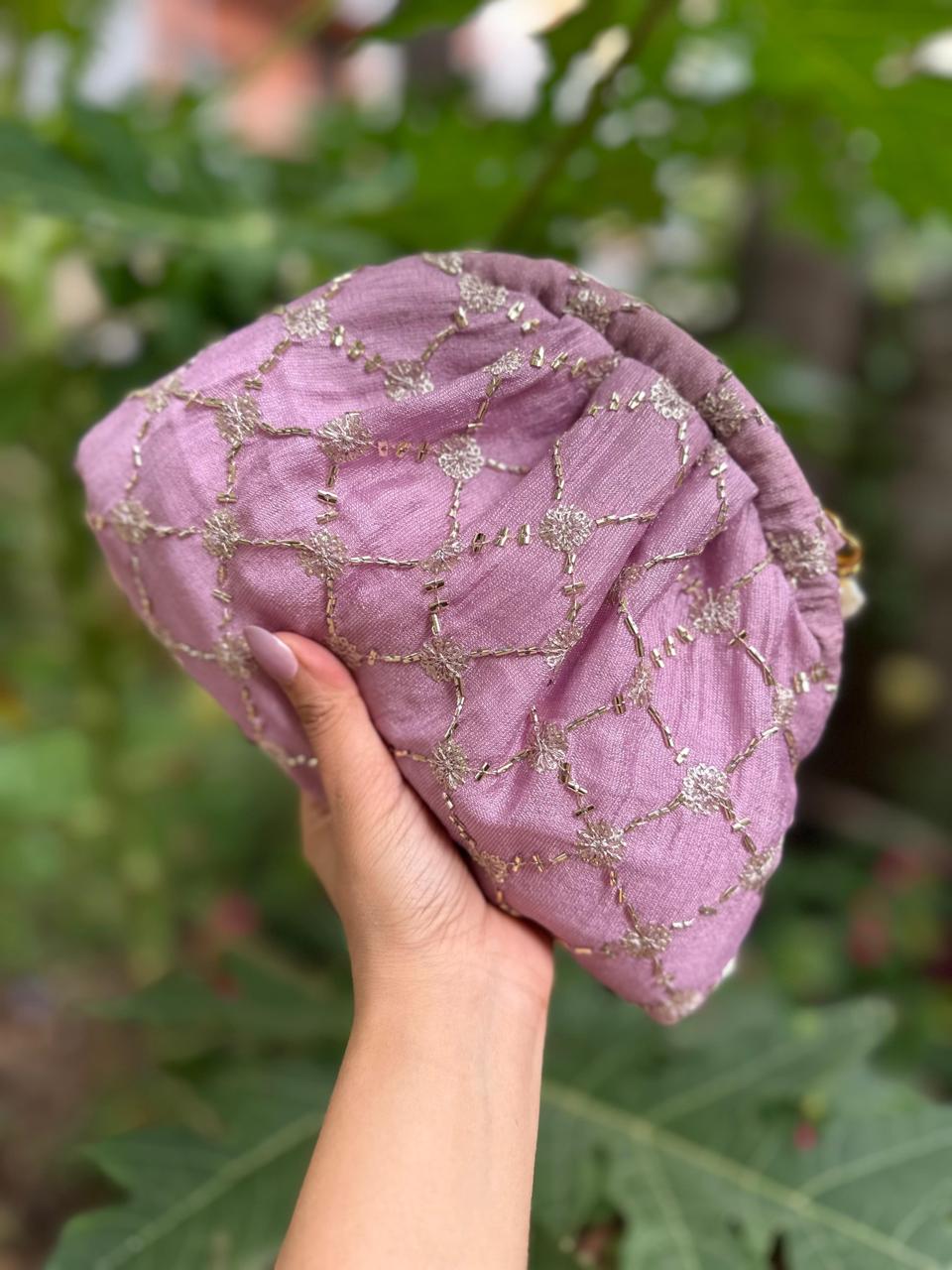 Rohani Bags – Zari Elegance on Raw Silk