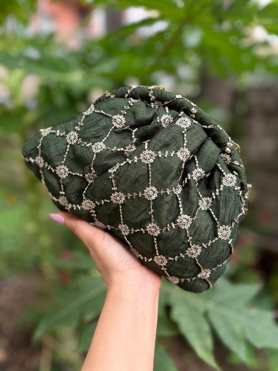 Rohani Bags – Zari Elegance on Raw Silk