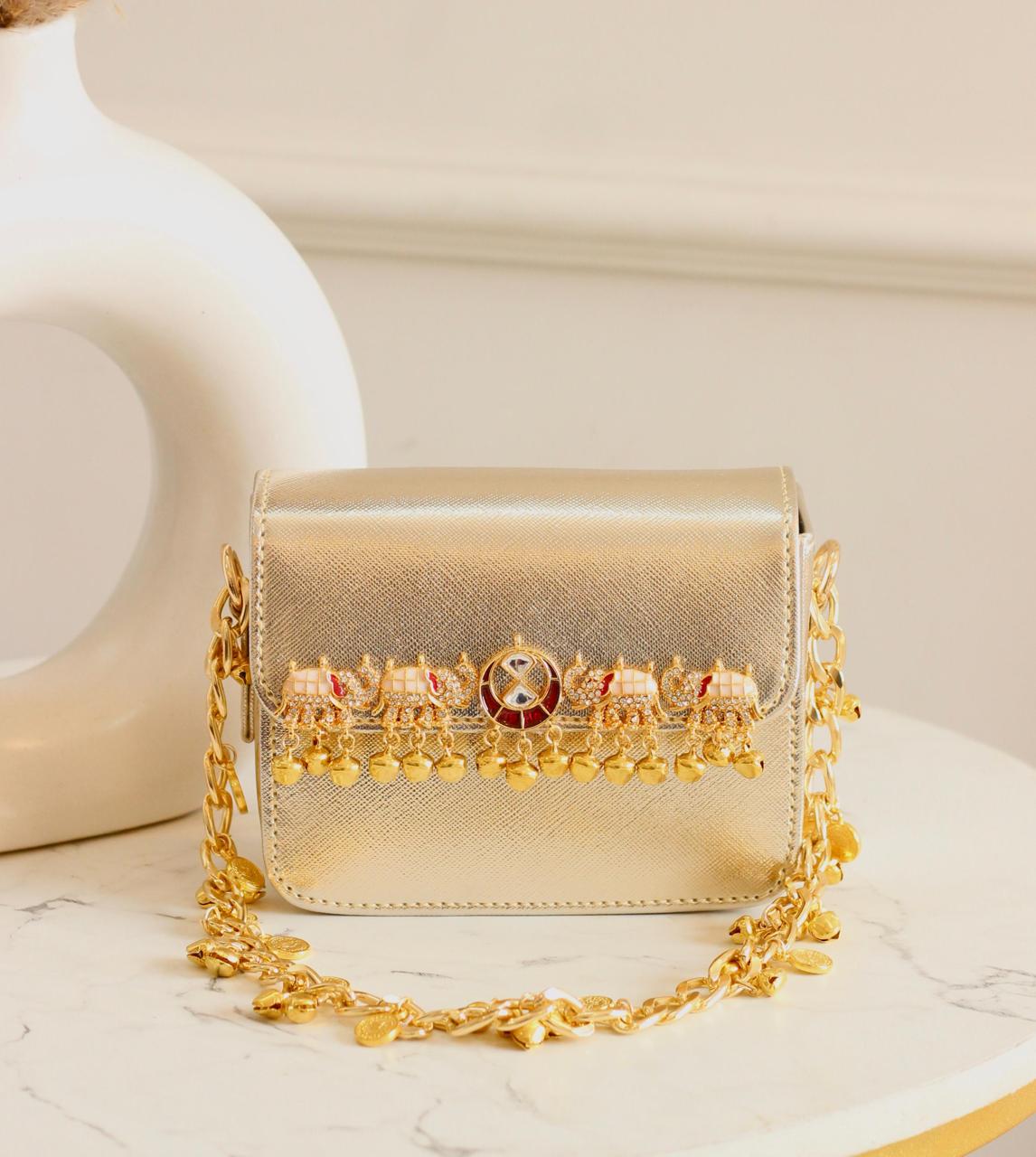 SUNHERA 2.0 – Golden Glam Metallic Mini
