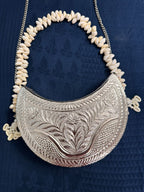 NOORMAHAL CARVED SHELL BAG