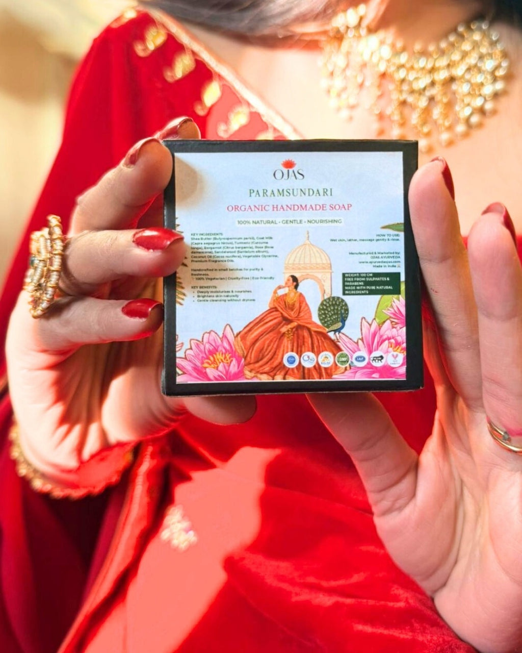 Ojas ParamSundari Organic Handmade Soap (100GM)