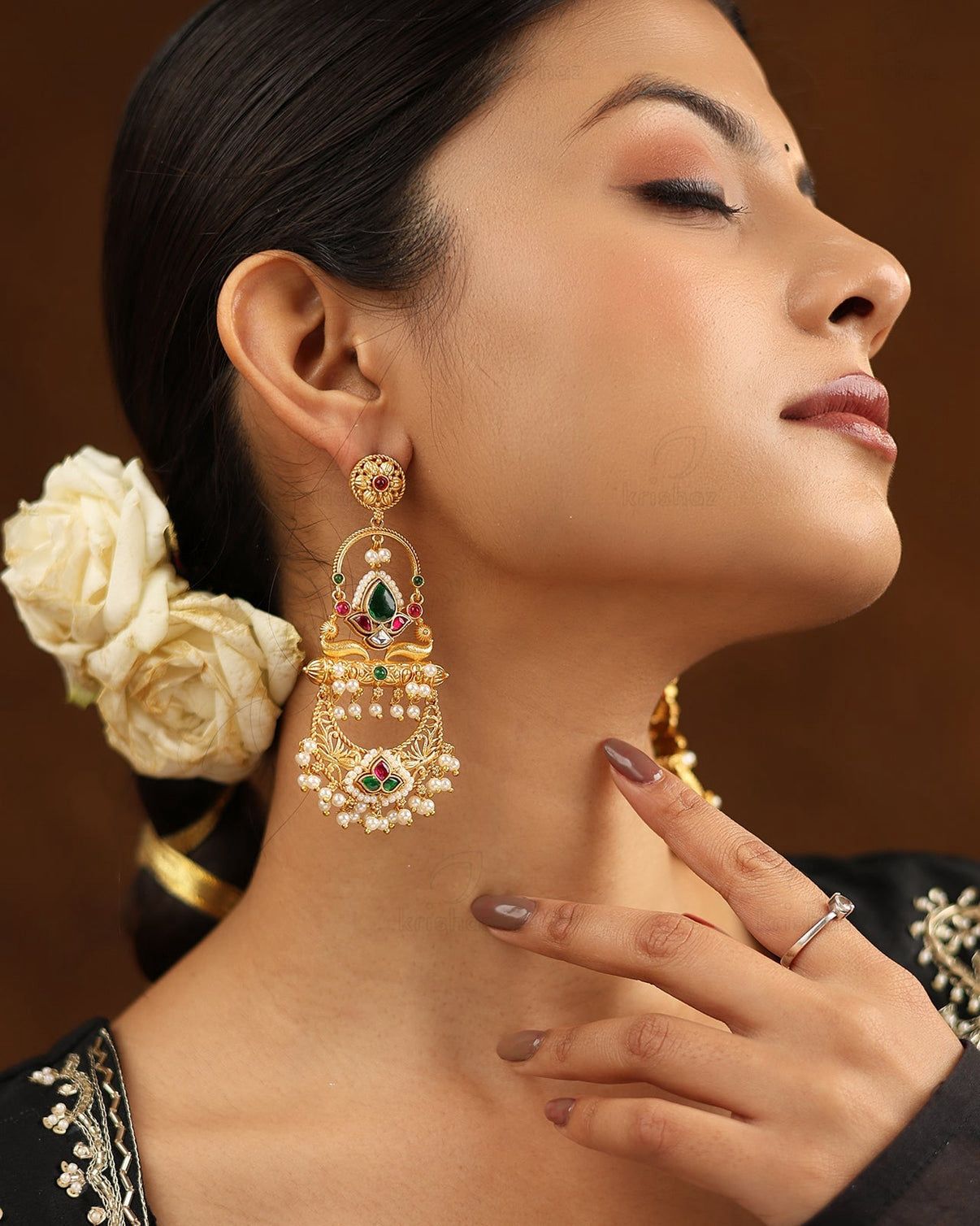 RajNandini Pearl Danglers