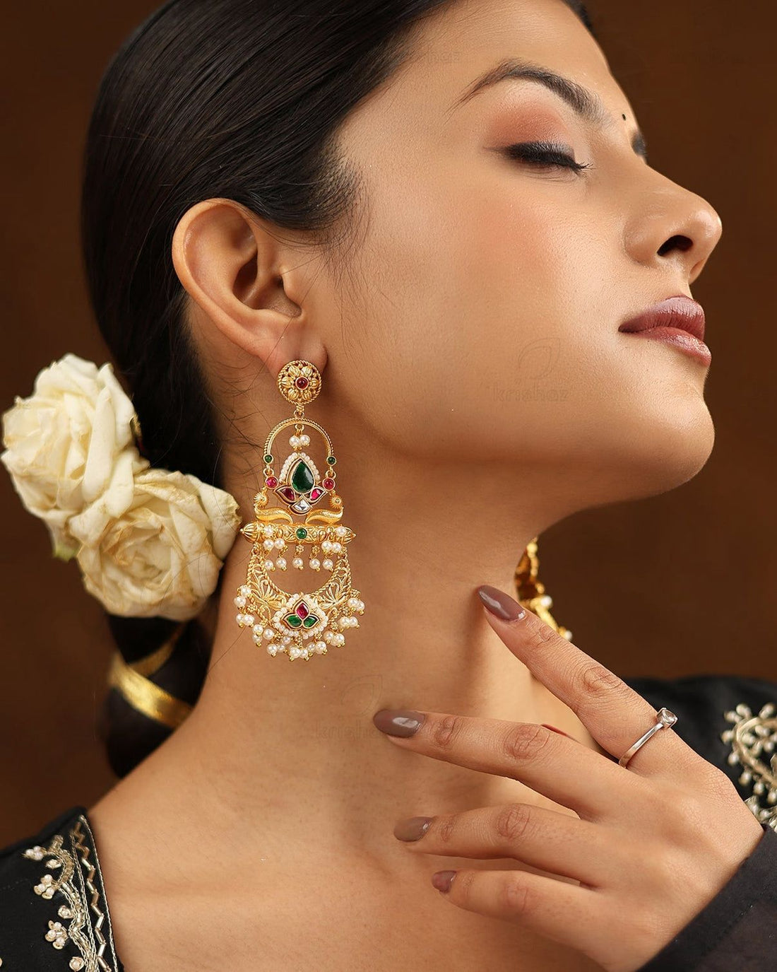 RajNandini Pearl Danglers