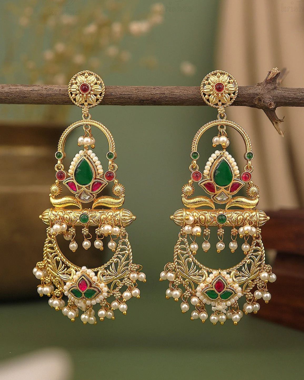 RajNandini Pearl Danglers