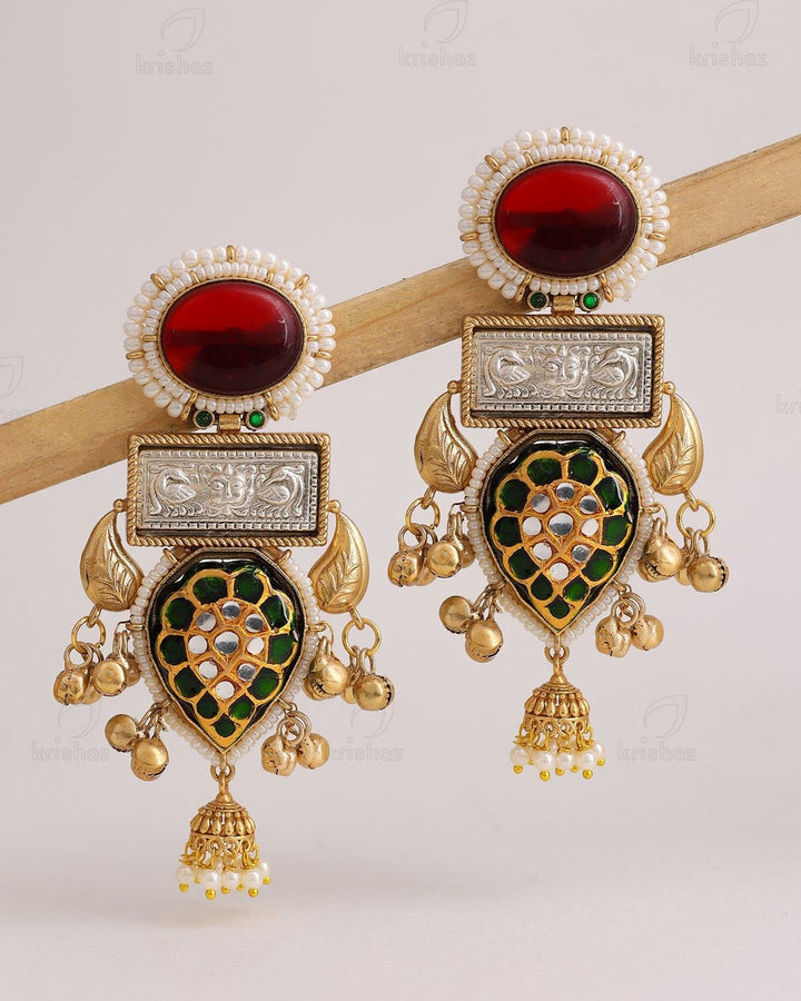 Rajvaibhav Kundan Jhumki Danglers