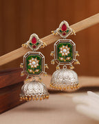 Product Name: Vrinda Meenakari Jhumkas