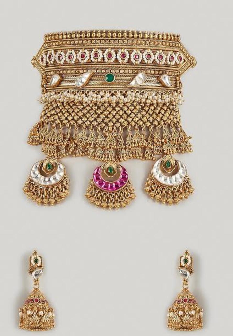 Sunehri Rajsi Choker Set