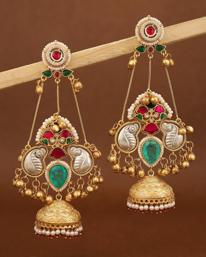Mayura Chandrika Jhumki Danglers