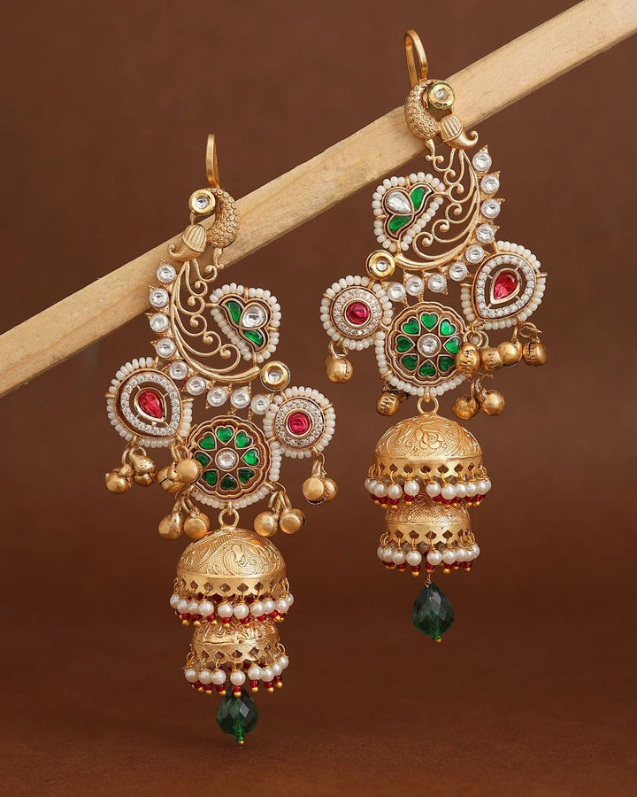 Noor-e-Rang Earcuff Jhumkis ✨