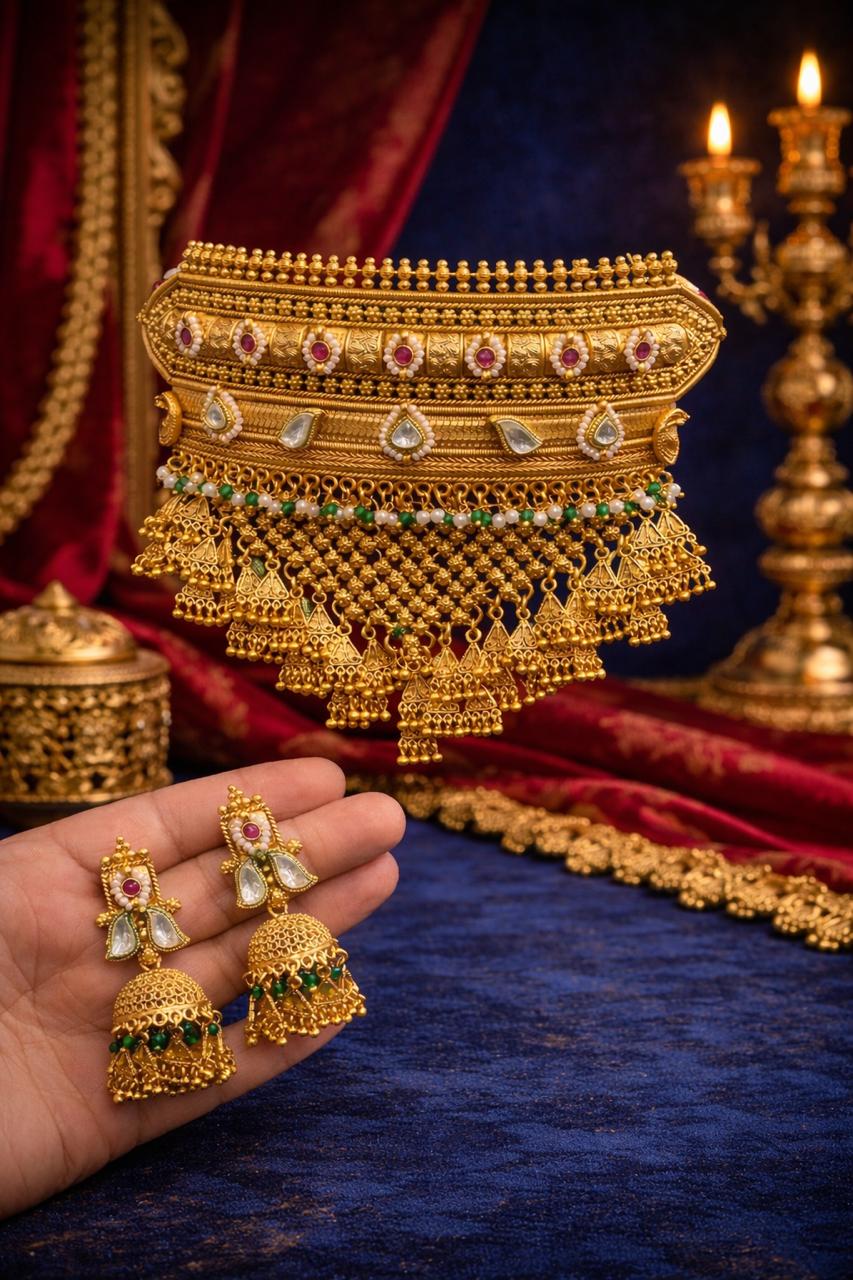 Rajwada Noor Choker Set