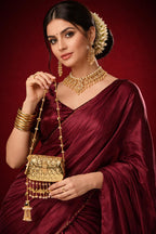 Rajwada Pearl Tassel Potli