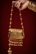 Rajwada Pearl Tassel Potli