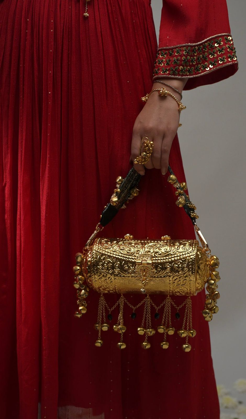 Royal Ghungroo Heritage Potli Clutch