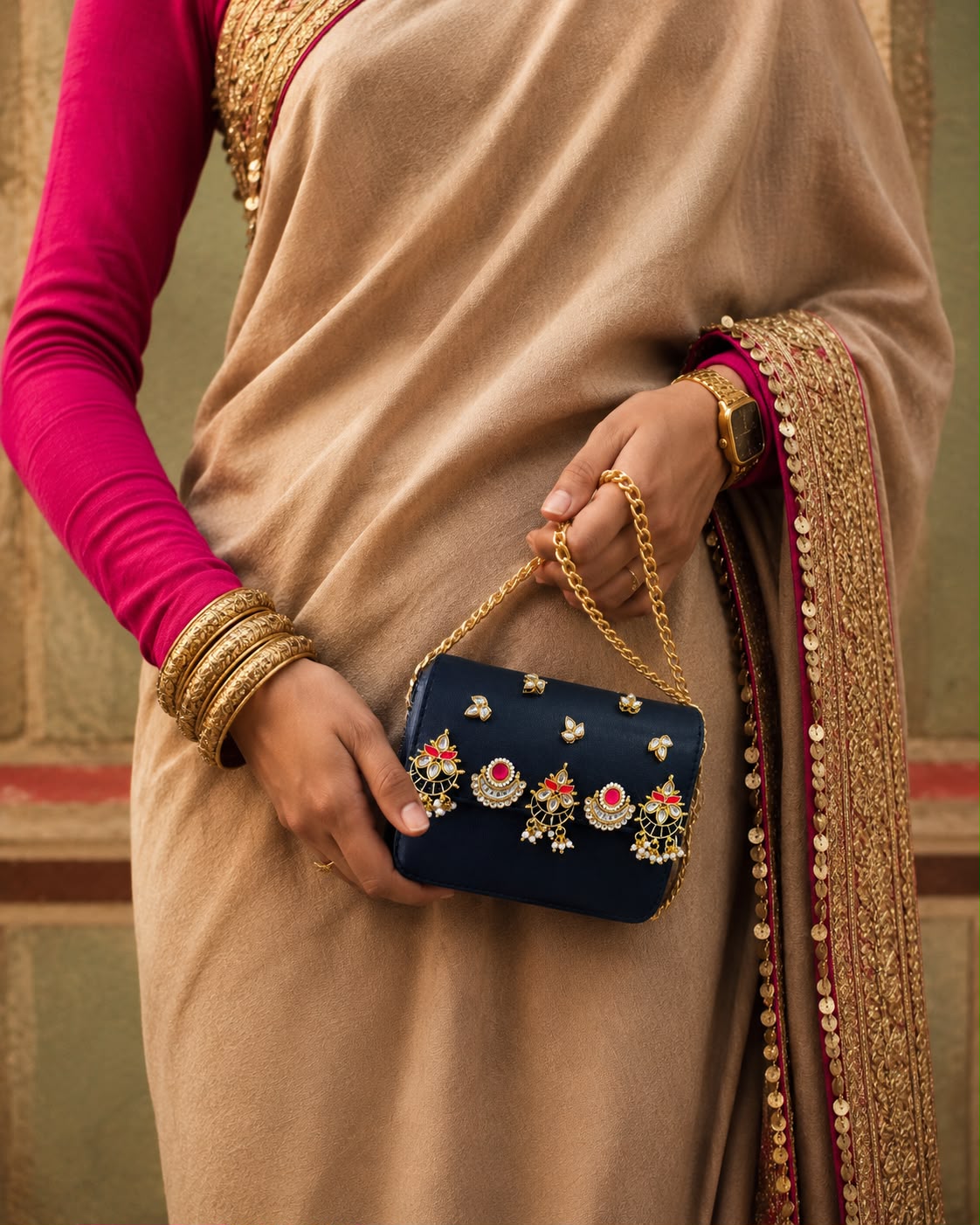 Noor-e-Rajwada Mini Clutch