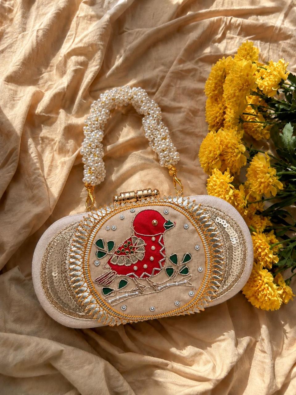 Bagh-e-Bulbul Clutch Bag