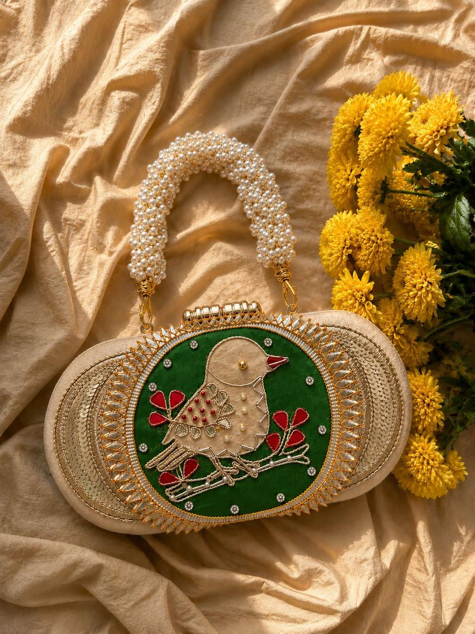 Bagh-e-Bulbul Clutch Bag