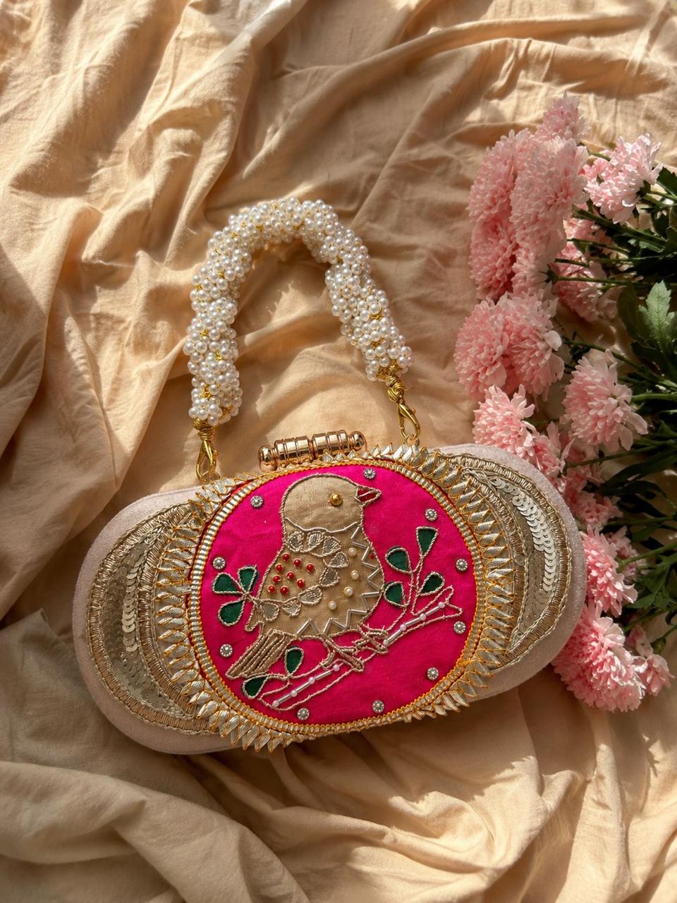 Bagh-e-Bulbul Clutch Bag