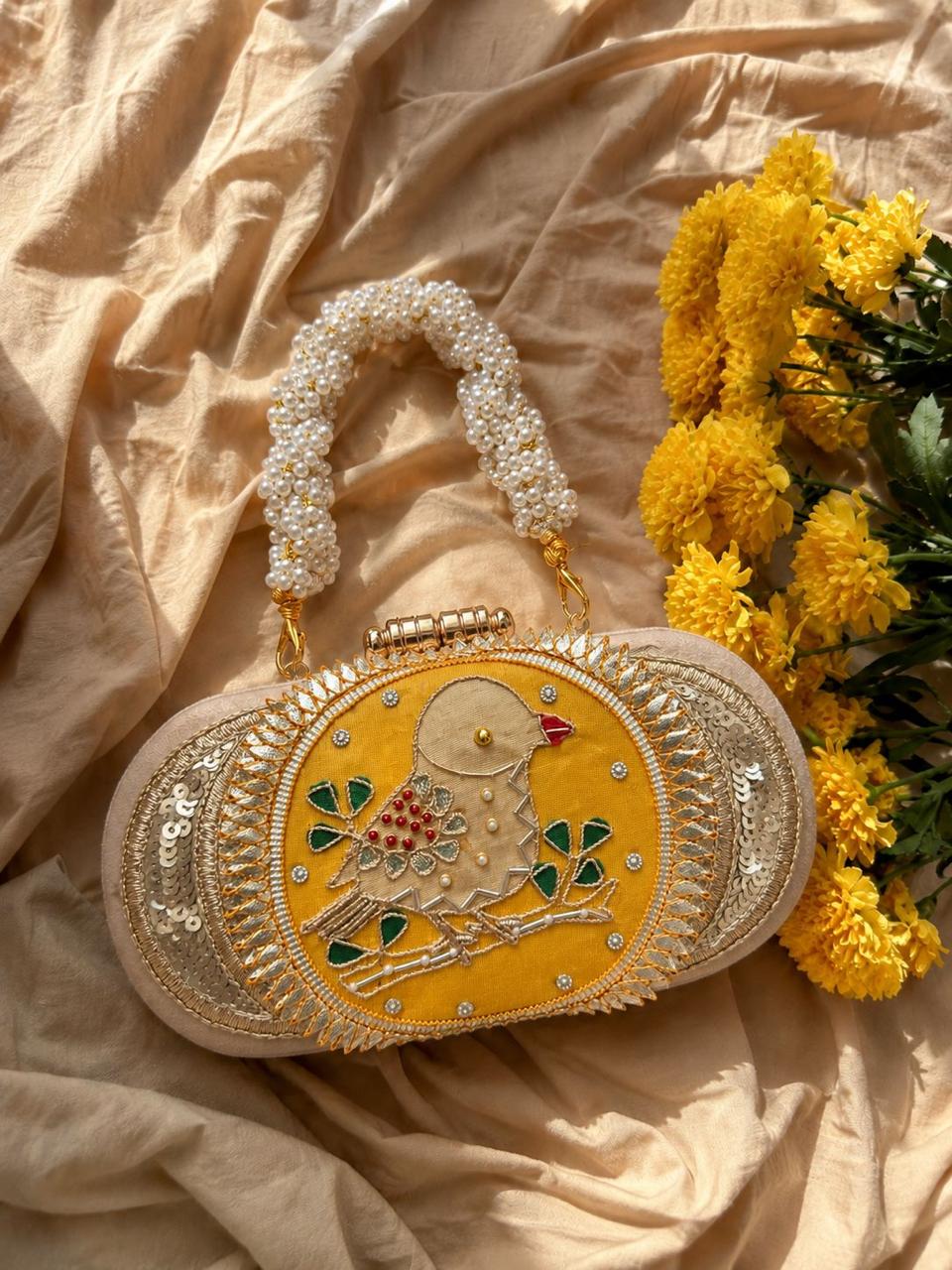 Bagh-e-Bulbul Clutch Bag
