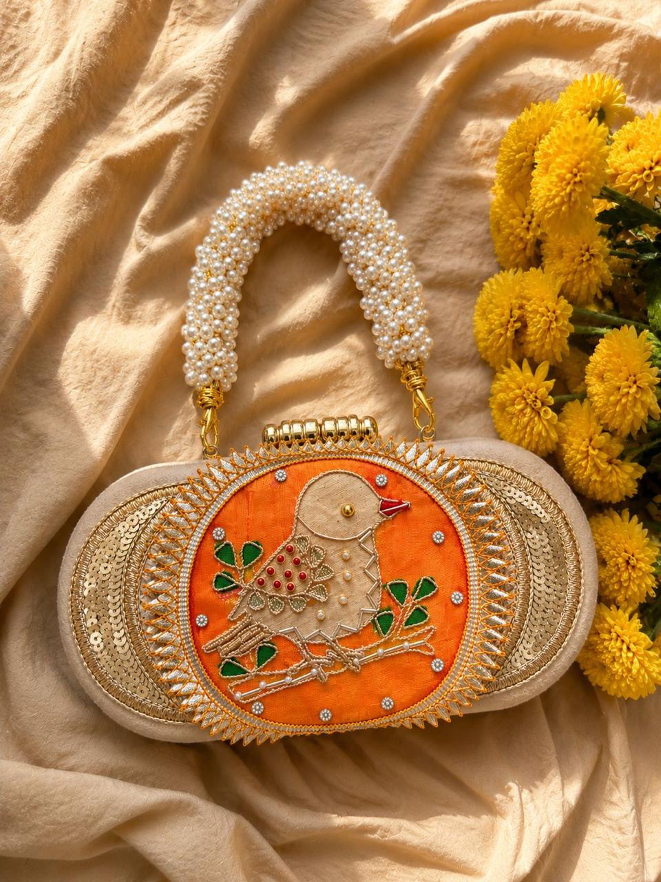 Bagh-e-Bulbul Clutch Bag