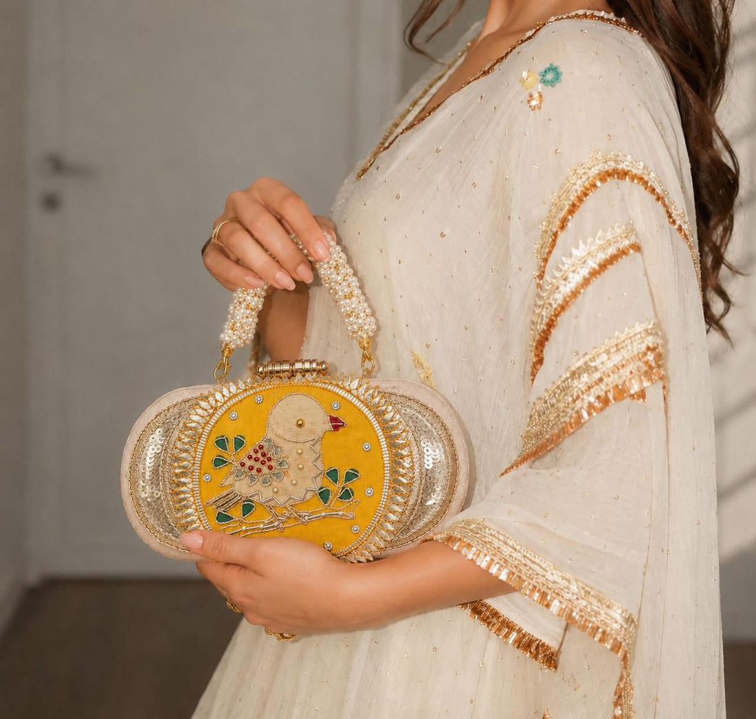 Bagh-e-Bulbul Clutch Bag