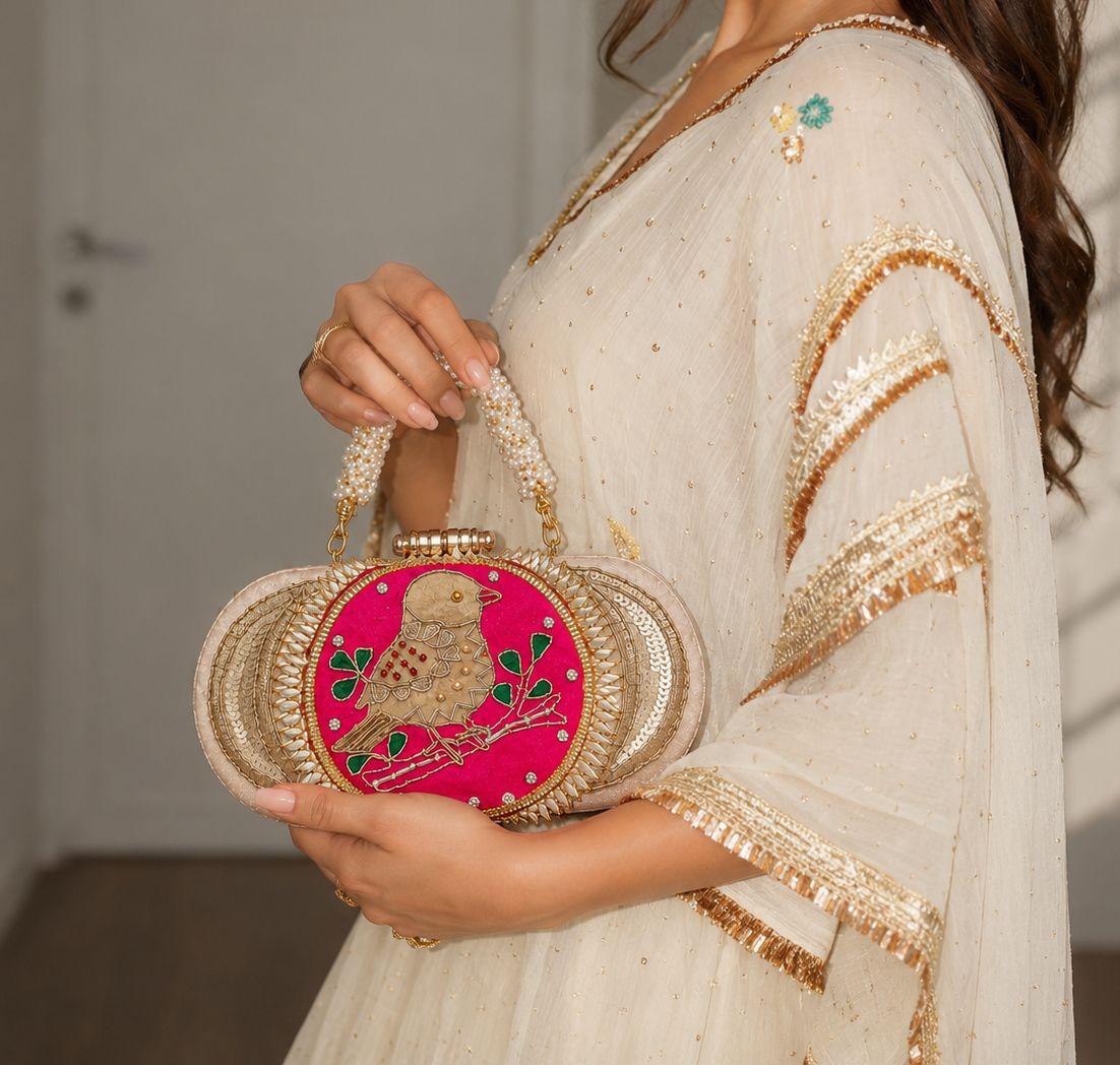 Bagh-e-Bulbul Clutch Bag