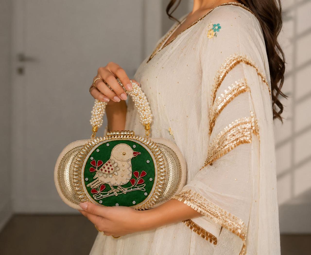 Bagh-e-Bulbul Clutch Bag