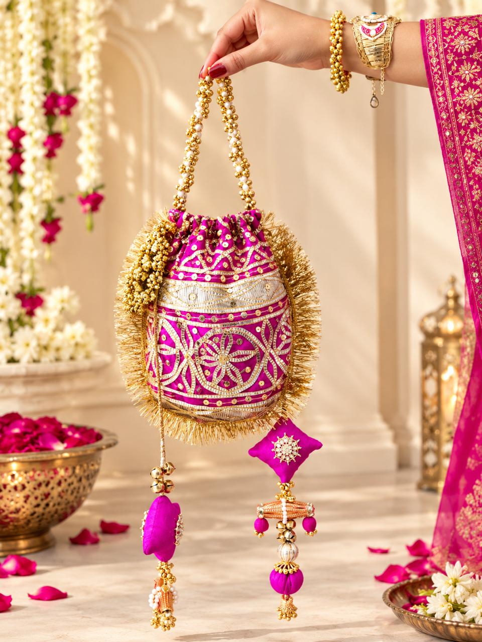 Gulabo Bridal Potli