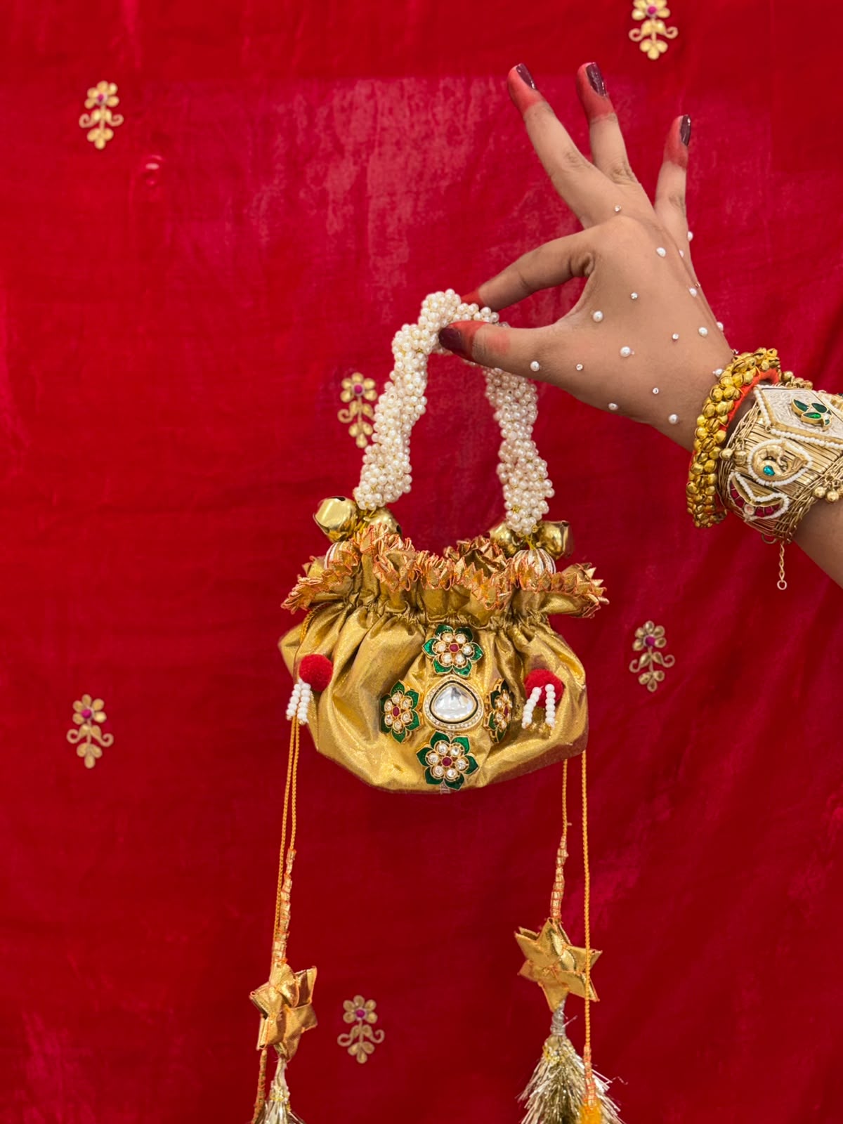 Royal Gold Bridal Shagun Potli
