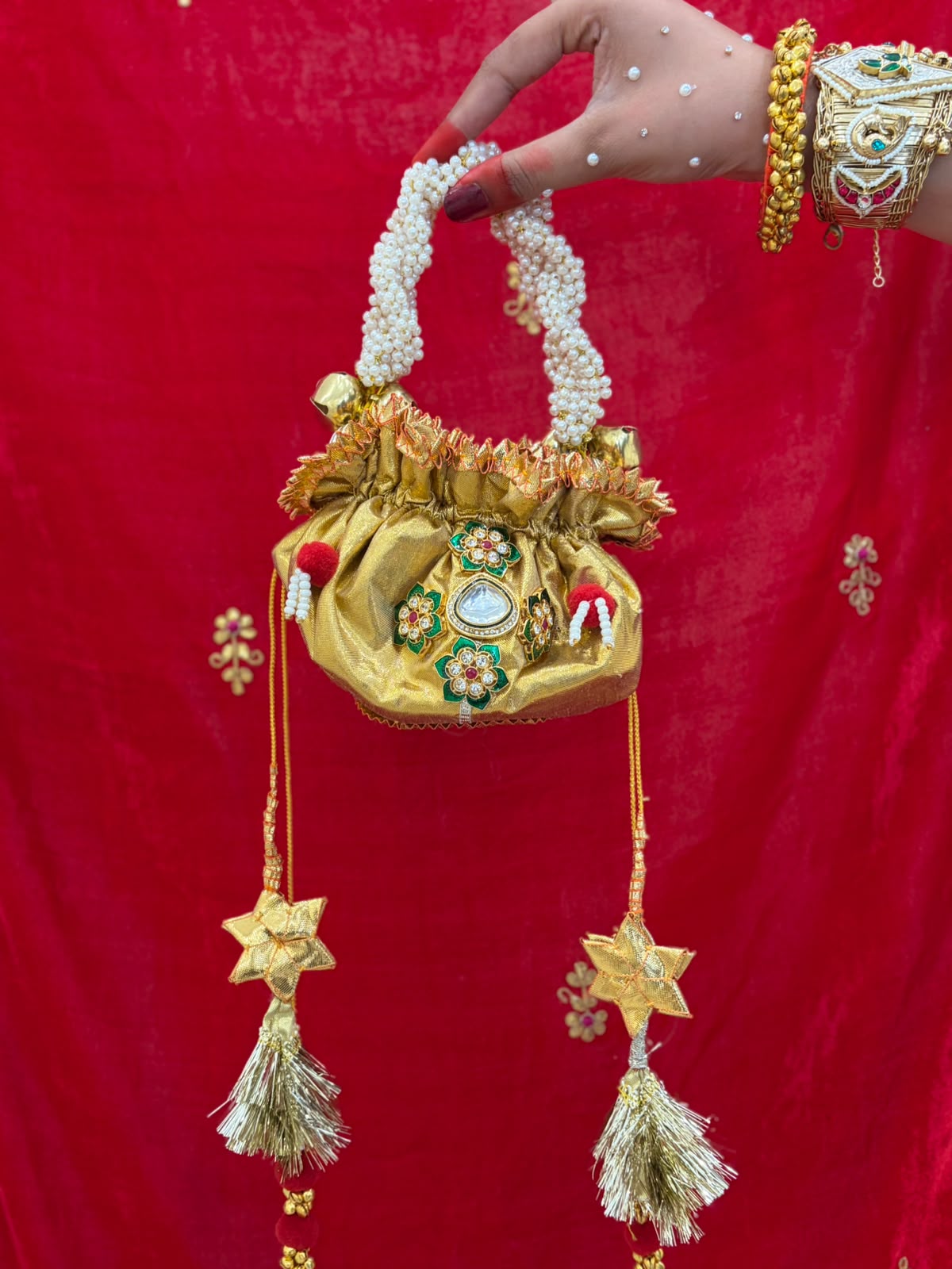 Royal Gold Bridal Shagun Potli