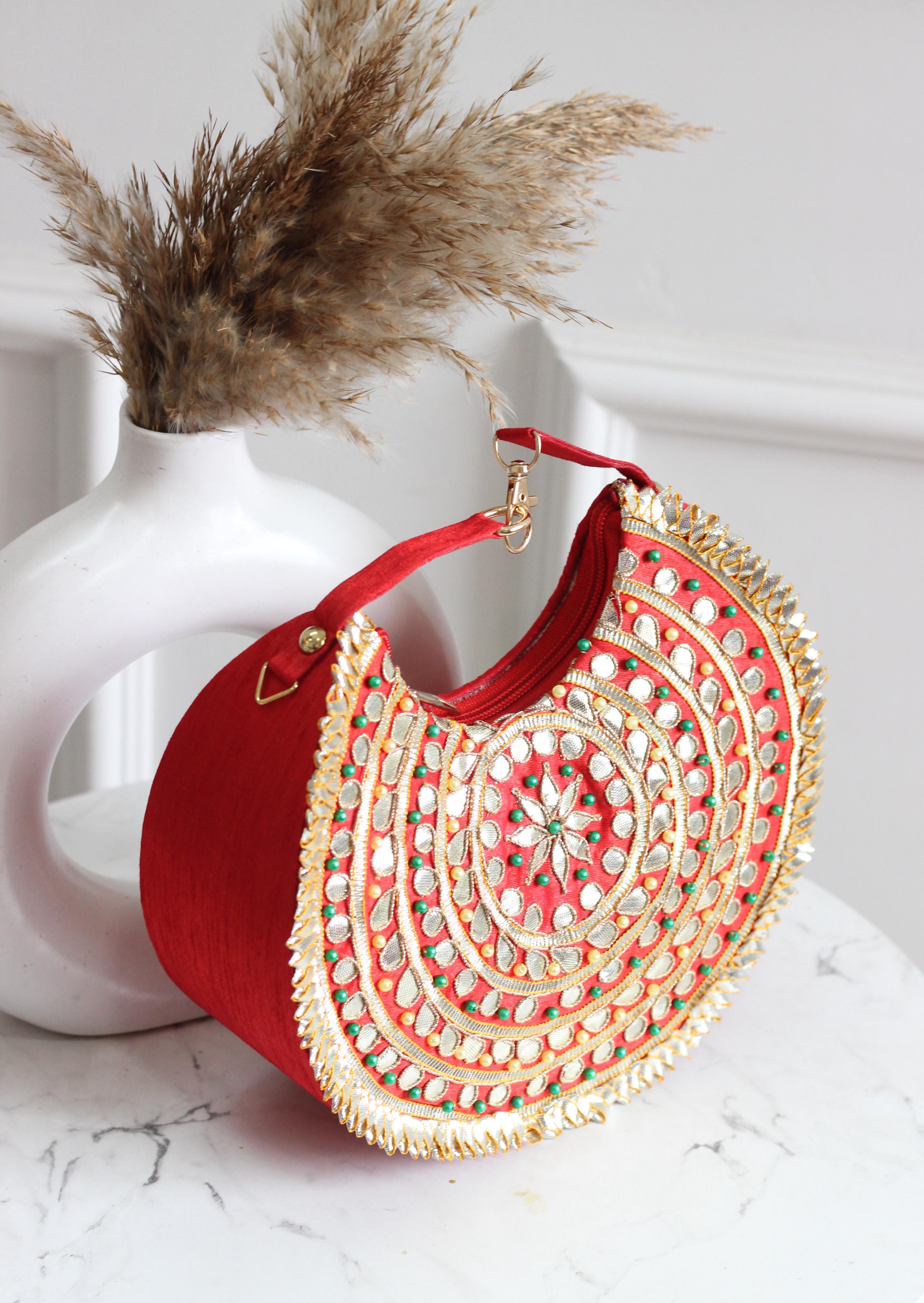 Param Sundari -Handcrafted Elegance red