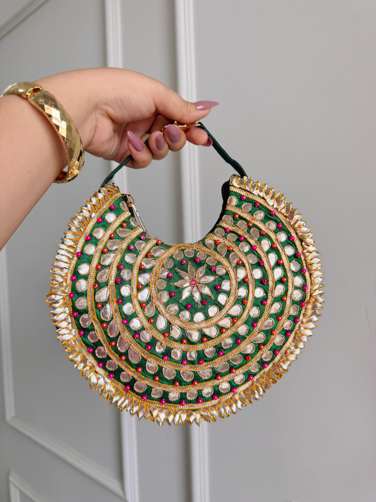 Param Sundari Handcrafted Elegance Green
