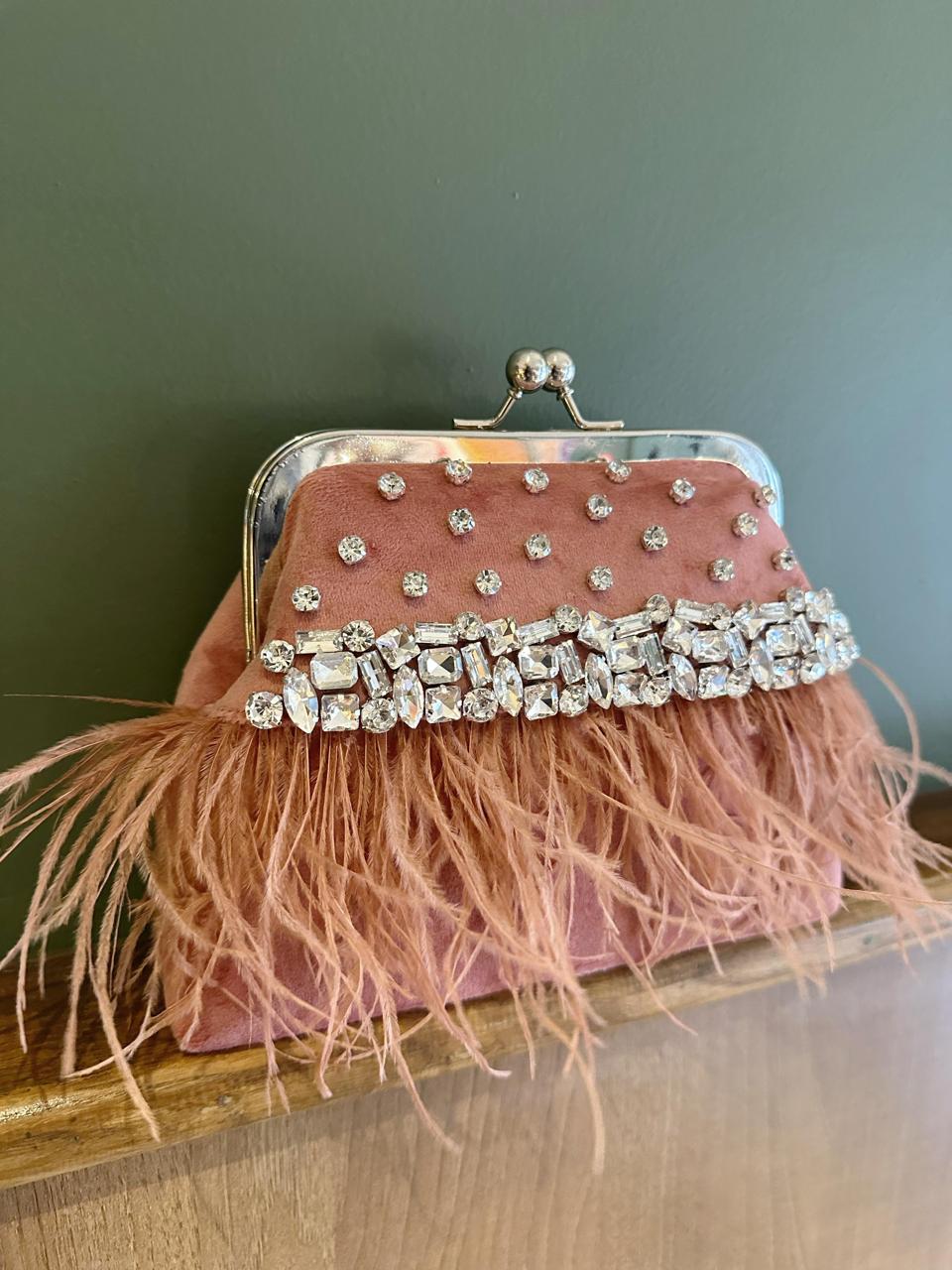 Feather Luxe Clutch