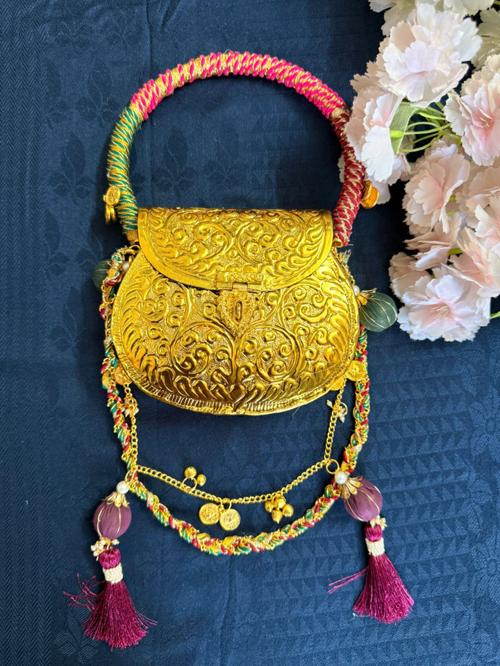 Meera Gold-Plated Handbag